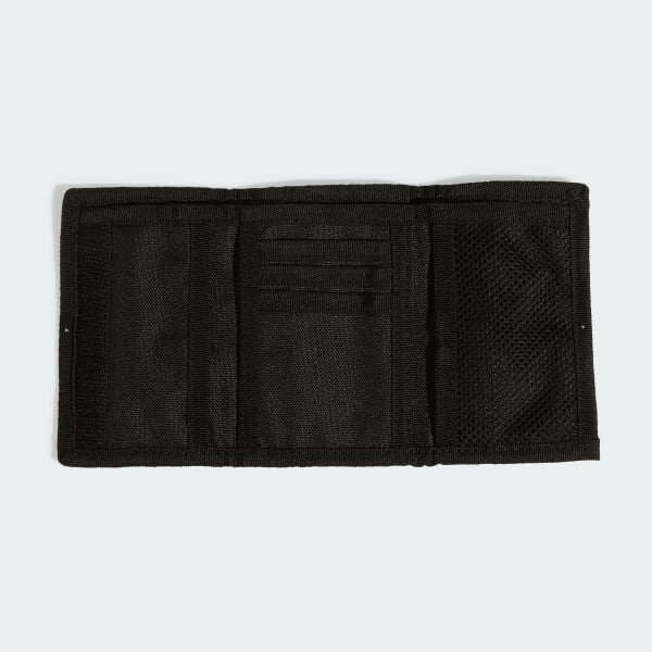 Grey Linear Wallet With Print