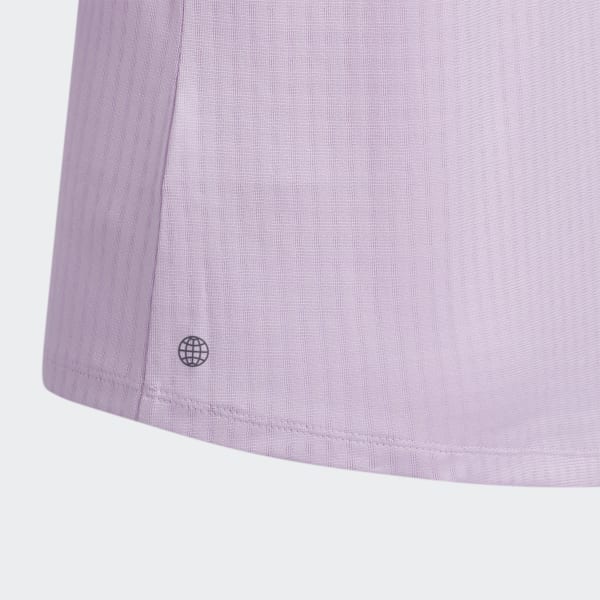 Purple Raglan Sleeve Golf Polo Shirt WK924