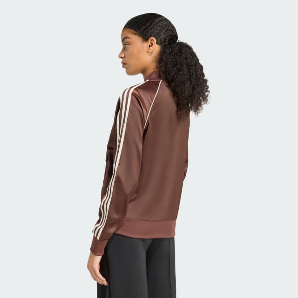 Brown Adicolor SST Satin Track Top