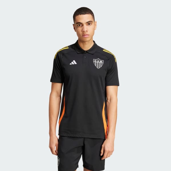 Preto Camisa Polo Atletico Mineiro Tiro