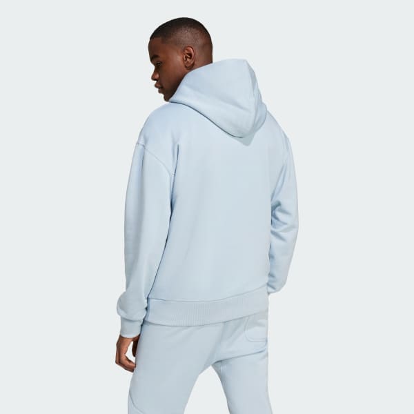 Blue fleece hoodie cheap
