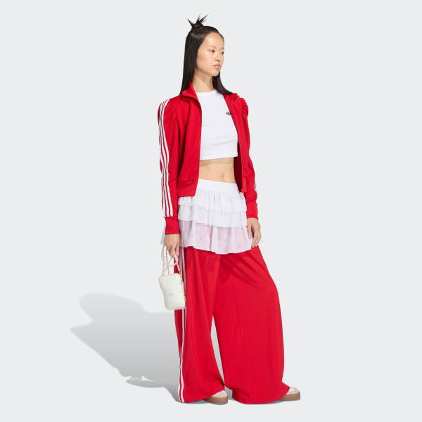 Rouge Veste de survêtement ÉPAULES FRONCÉES ADIDAS ORIGINALS FB