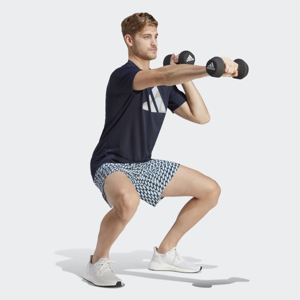Mau-xanh-da-troi Quần Short adidas x Marimekko Designed for Training