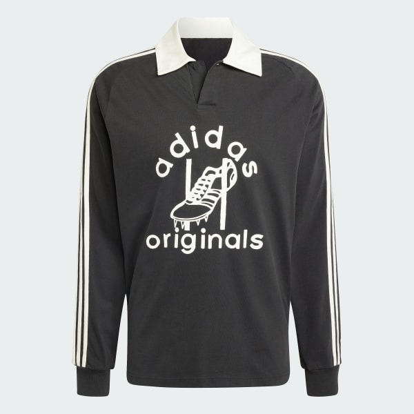 Negro Playera Polo de Rugby