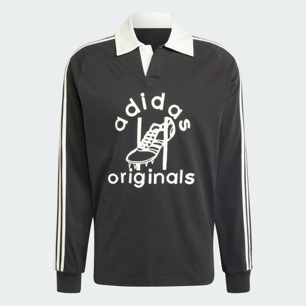 Black Rugby Polo Shirt