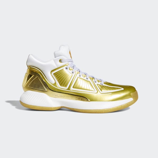 adidas D Rose 10 Metallic Shoes - Gold 