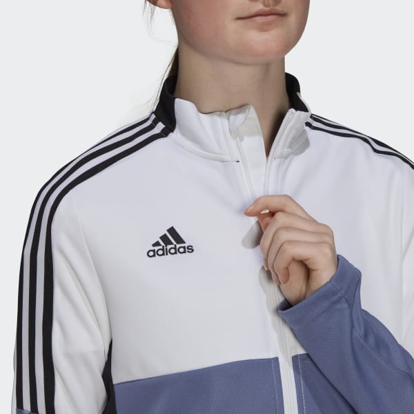 adidas tiro track jacket white
