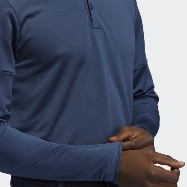 Blue Primegreen Long Sleeve Polo Shirt MLY06