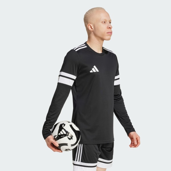 Black Squadra 25 Long Sleeve Jersey