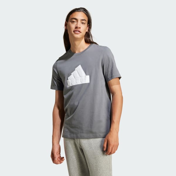 Grey Future Icons Badge of Sport Tee
