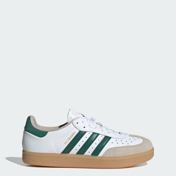 adidas Velosamba Leather Shoes - White | Free Shipping with