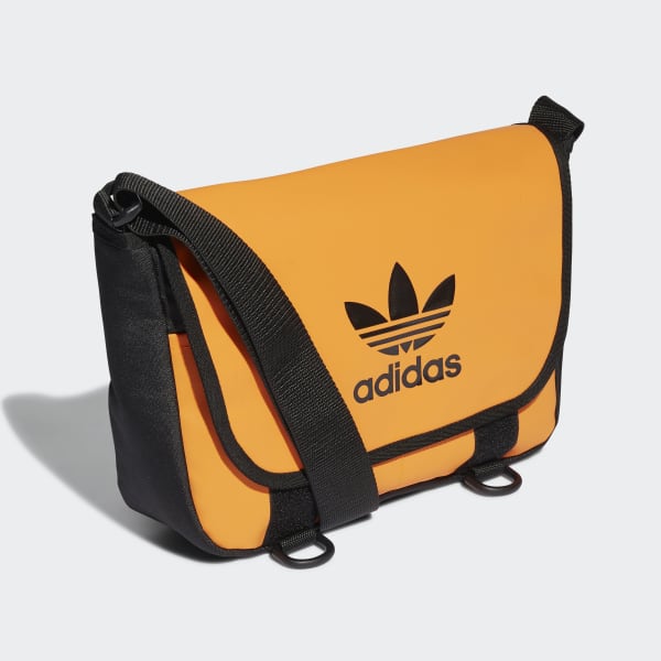 adidas Adicolor Archive Messenger Bag Small Orange adidas UK