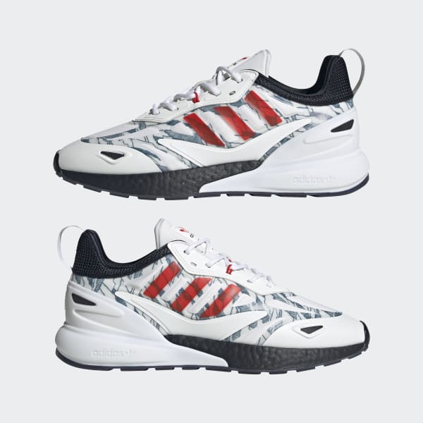 White FC Bayern ZX 2K Boost 2.0 Shoes LUY15