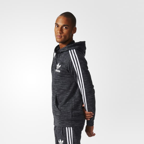 buzo adidas negro con capucha