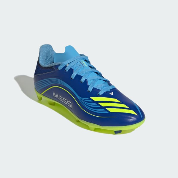 Blu Scarpe da calcio F50 Messi League Firm/Multi-Ground