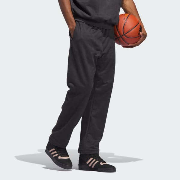 Grey Basketball Sueded Pants