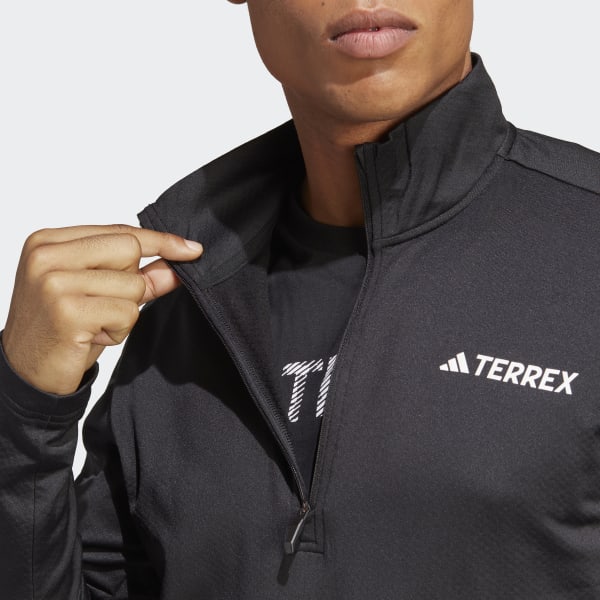 adidas Sudadera Terrex Multi Cierre Corto Felpa Negro adidas