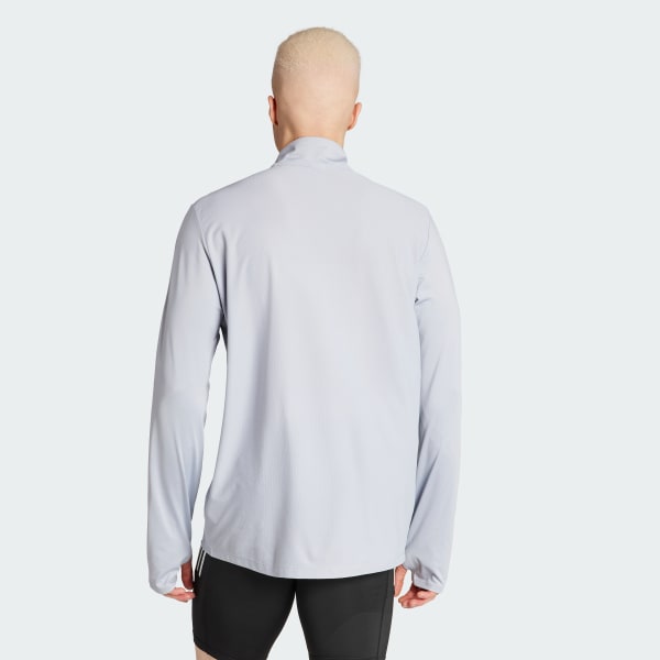 Γκρι Own the Run Half-Zip Jacket