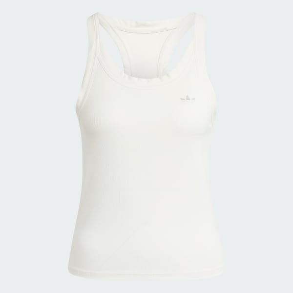 White Premium Essentials Tank Top
