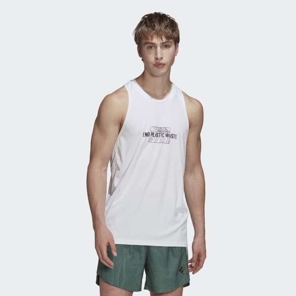 Bialy Own The Run End Plastic Waste AEROREADY Graphic Tank Top LOQ96