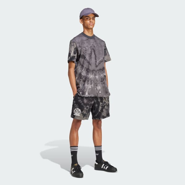 Đen Áo Thun Ngắn Tay Tie-Dye 2