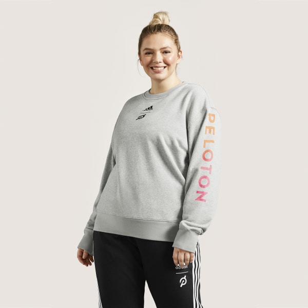 gris Sweat-shirt adidas x Peloton Crew (Non genré) Q4671