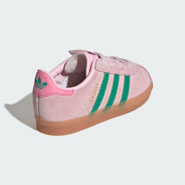 Childrens pink adidas gazelle deals
