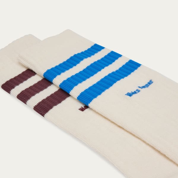 Bialy Skarpety Wales Bonner 3-Stripes
