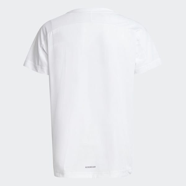 Blanco Camiseta Holgada y Alargada Marimekko Primegreen AEROREADY Estampada JAS98