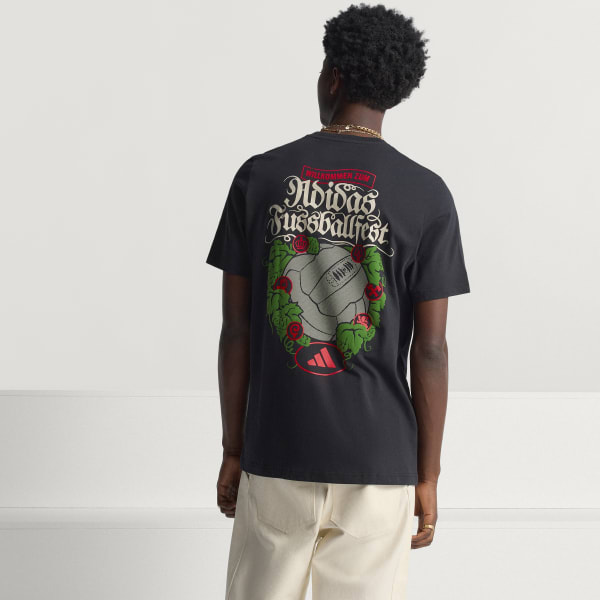 Nero T-shirt Grafica Wiesn