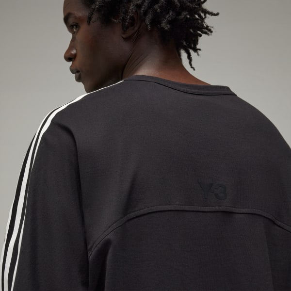 adidas Y-3 3-Stripes Short Sleeve Tee - Black | adidas Singapore