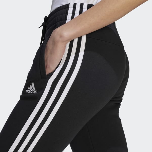 Women's adidas Essentials 3-Stripe Tapered Fleece Pants