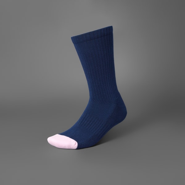 สีน้ำเงิน ถุงเท้ากอล์ฟความยาวครึ่งแข้ง Originals Trefoil