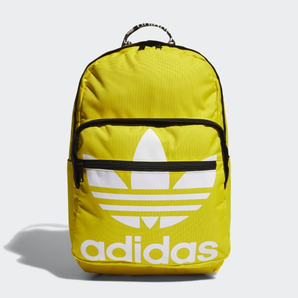 adidas Trefoil Pocket Backpack - Yellow 