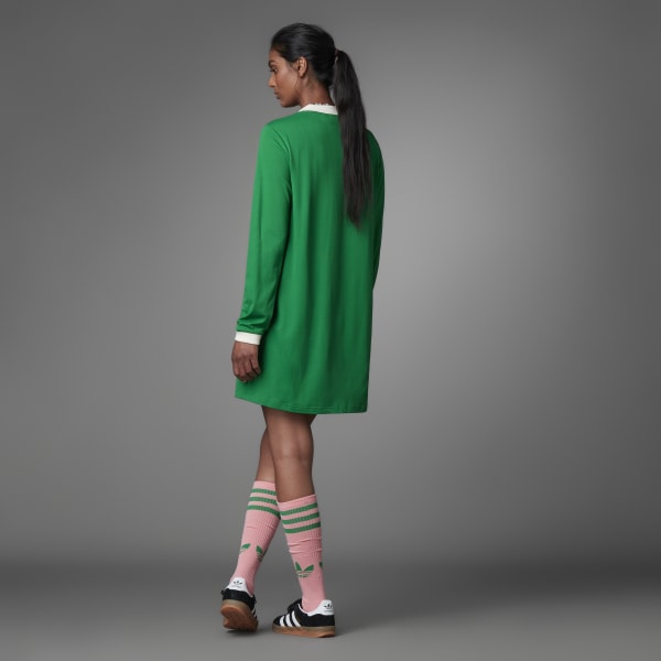Green Adicolor 70s Cali Tee Dress