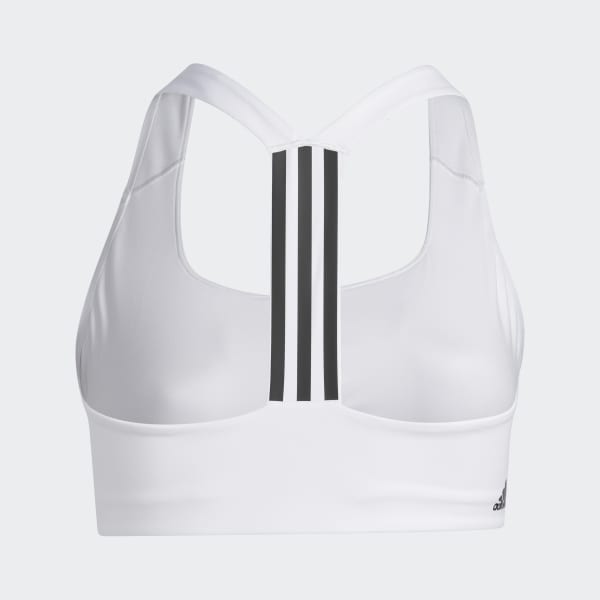Adidas white bra hotsell