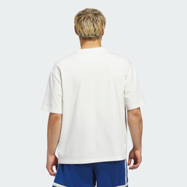 Beyaz World Wide Hoops Global Basketbol Tişörtü