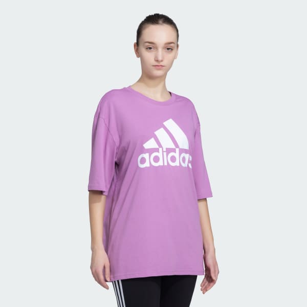Purple BIG LOGO BOYFRIEND TEE