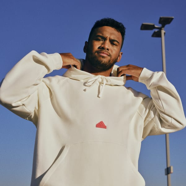 Bianco Fleece Hoodie KS813