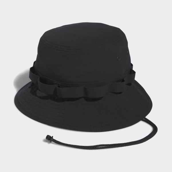 Black Adicross Burning Cart Society Bucket Hat