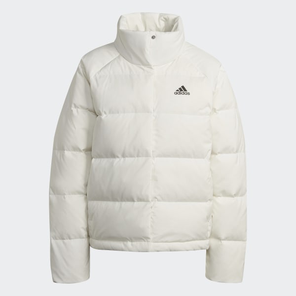 White Helionic Relaxed Down Jacket BT063