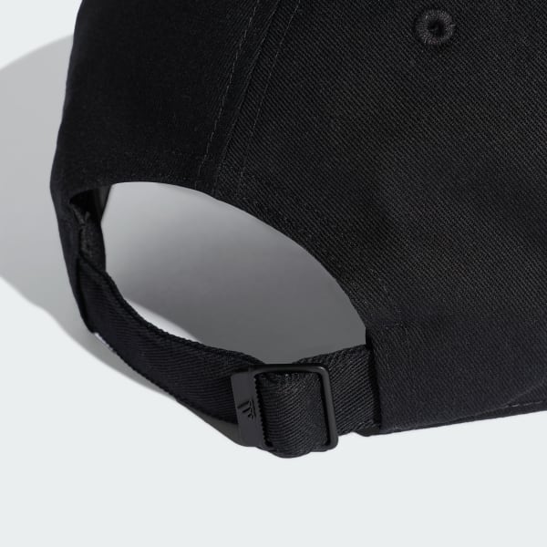 Negro Gorra Béisbol 3 Franjas New Logo