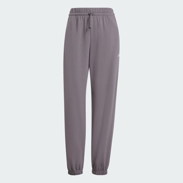 Grey Essentials Small Logo French Terry Cuffed Pants