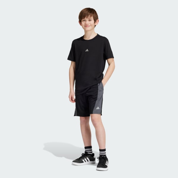 Black Training AEROREADY Heather Shorts Kids