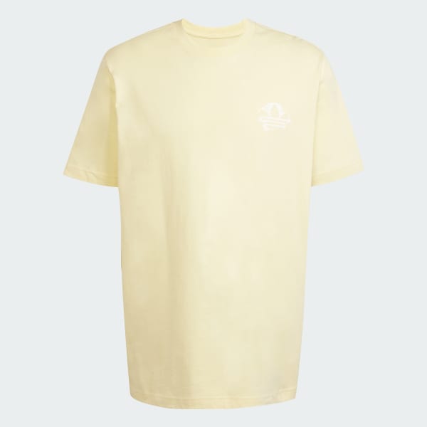 Yellow adidas Originals Resort Graphic Tee