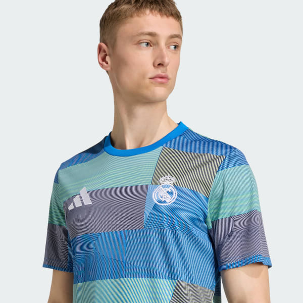 【新品】チームヨーロッパ レーバーカップ ブルージャケット Sサイズ(US) adidas Real Madrid 25/26 Pre-Match Jersey - Blue | Free