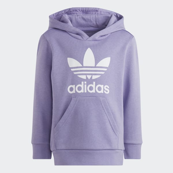 Fioletowy Adicolor Hoodie Set