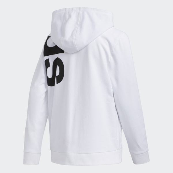 adidas French Terry Hoodie - White 