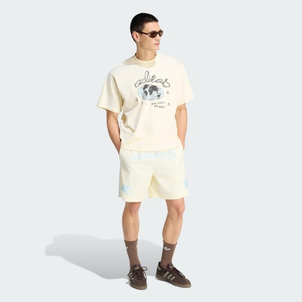blanc NYLON GFX SHORT