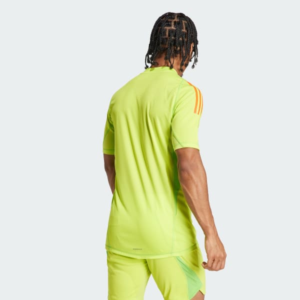 Yellow Tiro 24 Pro Short Sleeve Goalkeeper Jersey